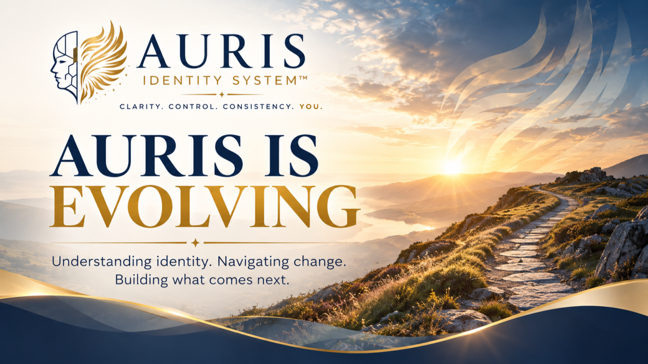 Identity After the Uniform, Edition 01 cover image for AURIS Is Evolving: Building What Comes Next.